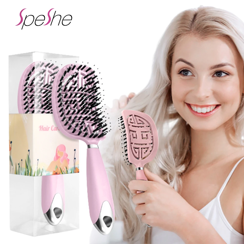 Professional Detangling Hair Brush  Hairbrush Anti Klit Brushy Haarborstel Scalp Massage Hair Combs for Women Hair Styling Tools