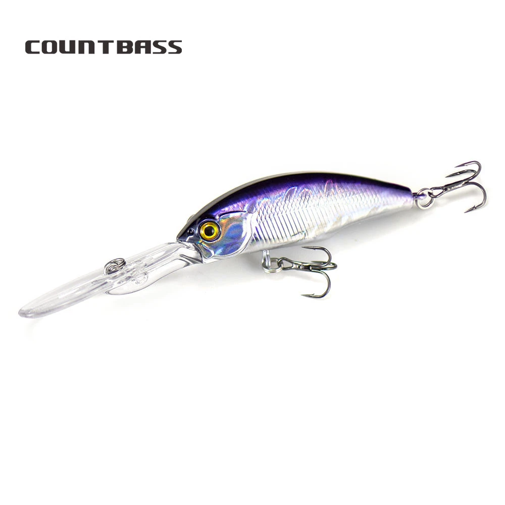 Countbass 57mm 7.3g Shad Style Crankbaits Fishing Lure Chatterbait Wobblers Bass Leurre Peche Floating Hard Bait