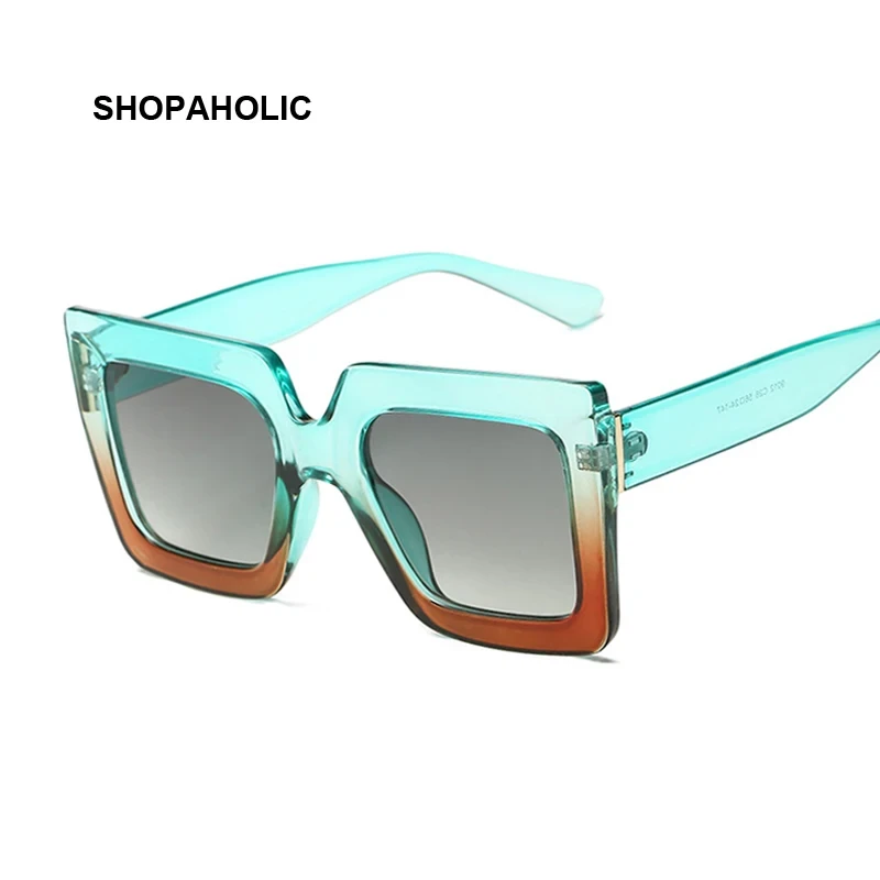 Square Oversized Sunglasses Women Fashion Sun Glasses Female Lady Brand Designer Vintage Shades Gafas Oculos De Sol