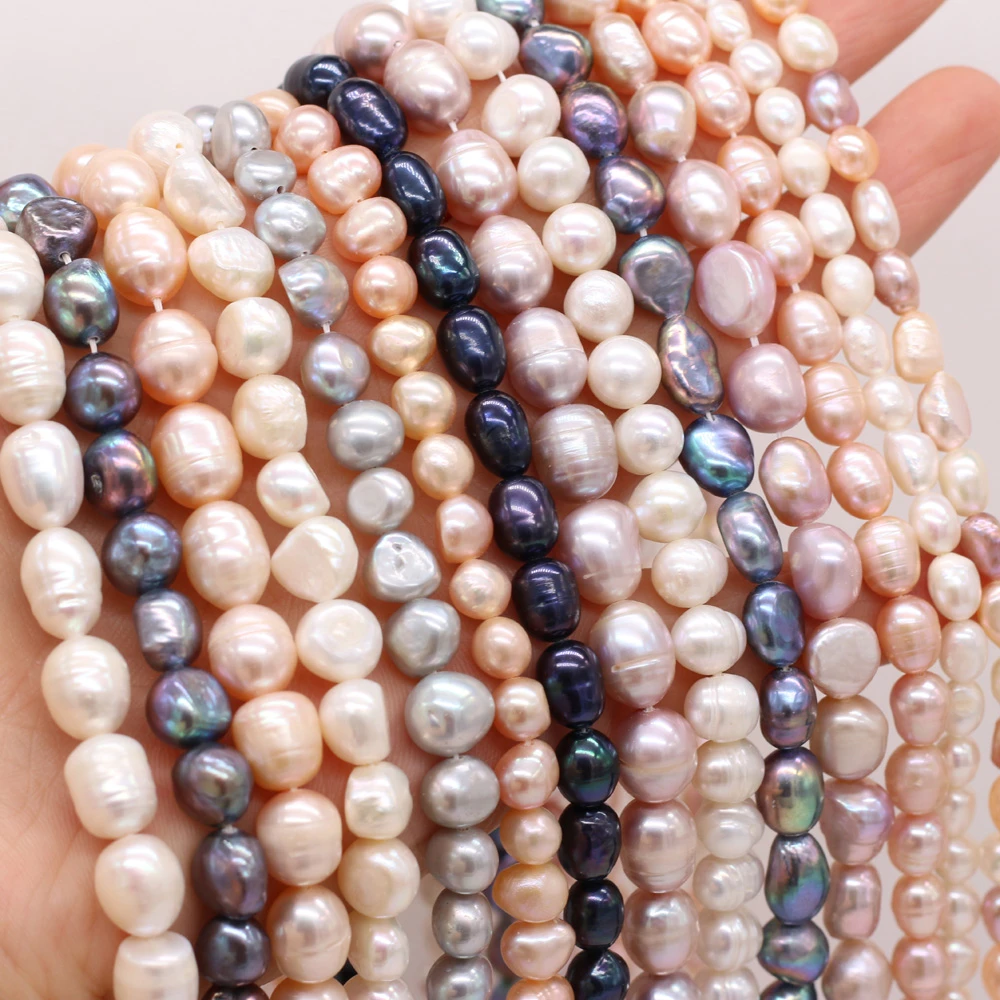 Natural Freshwater Baroque Pearl High Punch Loose Beads for Jewelry Making DIY Necklace Bracelet Accessories 36cm 14