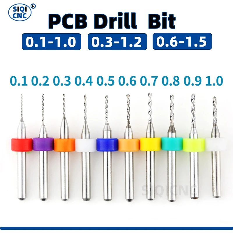 Carbide Micro Drill Bits Mini CNC Drilling Bit Set Print Circuit Board Drill Bit For PCB For Board