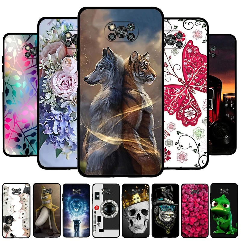 For Xiaomi Poco X3 NFC Cases TPU Soft Bumper for Poco X 3 PocoX3 NFC Silicone Back Phone Cover For POCO X3 NFC Pro Case 6.67''