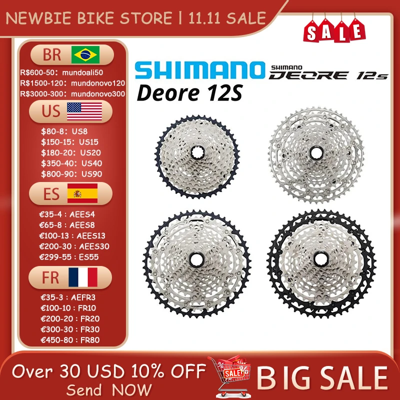 SHIMANO Deore M6100 SLX M7100 XT M8100 12 speed Mountain Bike Flywheel 12v variable 12speed flying 12s 10-51T HG-M6100 MS type