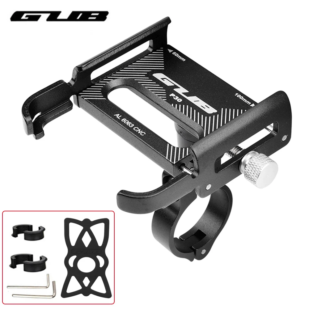 GUB P10 P20 Aluminum Bike Phone Holder For 3.5