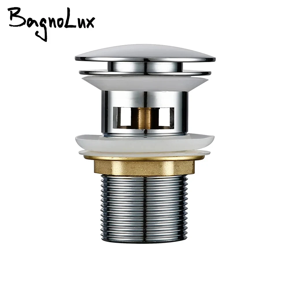 Bagnolux Multiple Colour Basin Sink Pop-Up Drainage Round Antifouling Easy To Clean Hotel Kitchen Pipe Bathroom Accessories