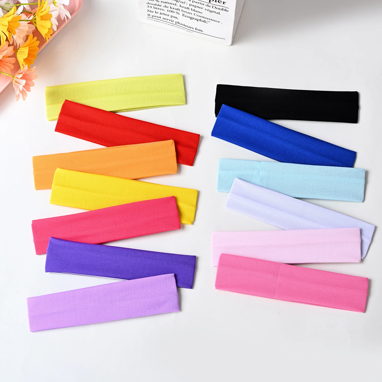 Solid Sports Headband Women Fashion Elastic Hair Bands Running Fitness Yoga Headwear Female Stretch Wash Makeup Hair Accessories