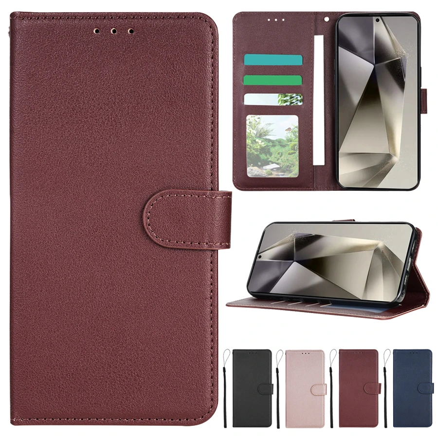 Wallet Leather Flip Case For Samsung Galaxy S21/S20 Plus/Ultra/FE S10/S9/S8 Plus A02S A12 A21S A22 A32 A50 A51 A52 A71 A72 M32