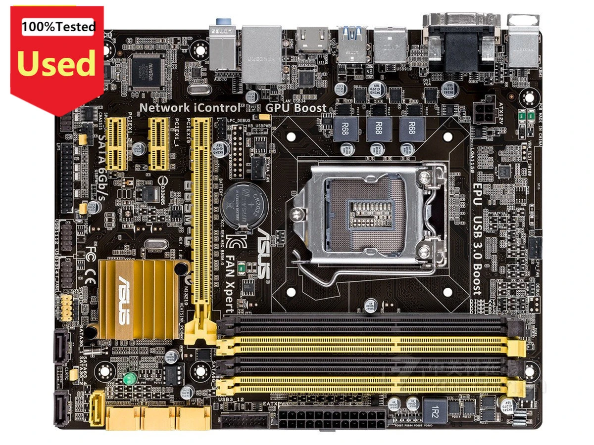 ASUS Used LGA1150 B85M-G Motherboard M-ATX  B85M DDR3 For Intel B85 32GB Desktop Mainboard USB3 SATA3
