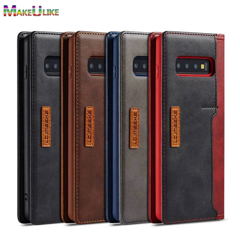 Book Flip Case For Samsung Galaxy S21 S10 S20 S8 S9 Plus S10e S20 Ultra S21Plus S20Plus S10Plus Case Leaher Magnetic Phone Cover