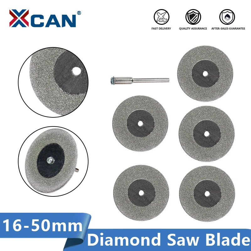 XCAN Mini Cutting Disc for Rotary Accessories Diamond Grinding Wheel Rotary Tool Circular Saw Blade Abrasive Diamond Disc