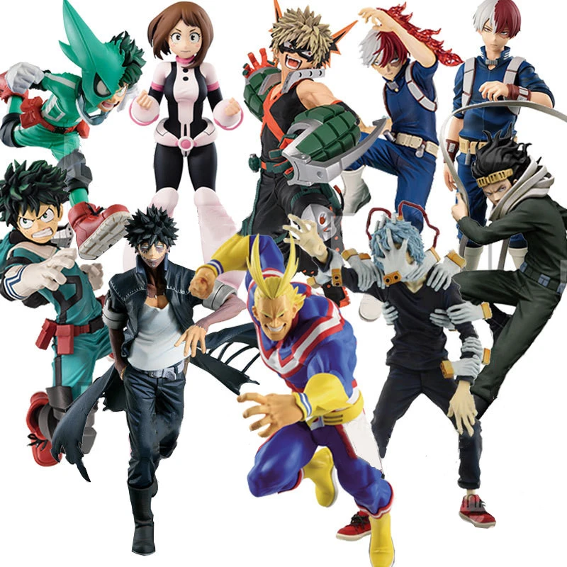 19 style My Hero Academia deku Figurine anime boku no hero academia Himiko Toga Todoroki Shouto bakugou Action Figure Model toy