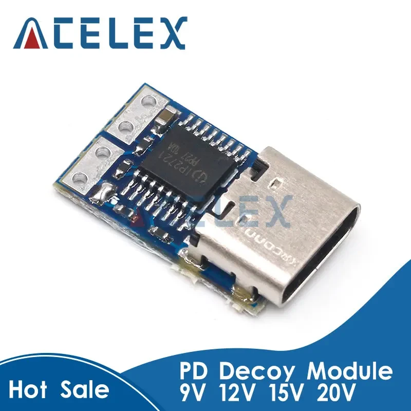 PD decoy module PD23.0 to DC DC trigger extension cable QC4.0 charger 9V 12V 15V 20V