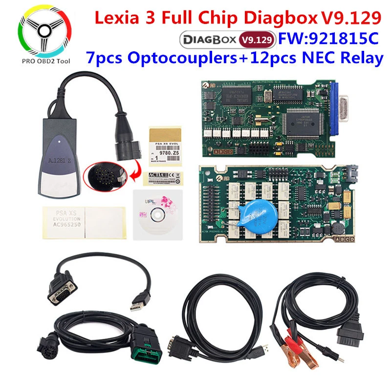 Golden Lexia 3 PP2000 Diagbox V7.83 Full Chip 921815C Diagnostic Tool Lexia 3 for Peugeot for Citroen lexia3 Auto Scanner