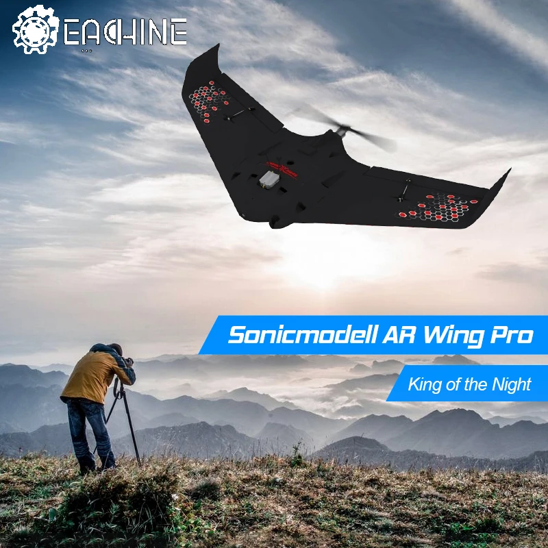 Beginner Electric Sonicmodell AR Wing Pro RC Airplane Drone 1000mm Wingspan EPP FPV Flying Wing Model Building KIT/PNP Version