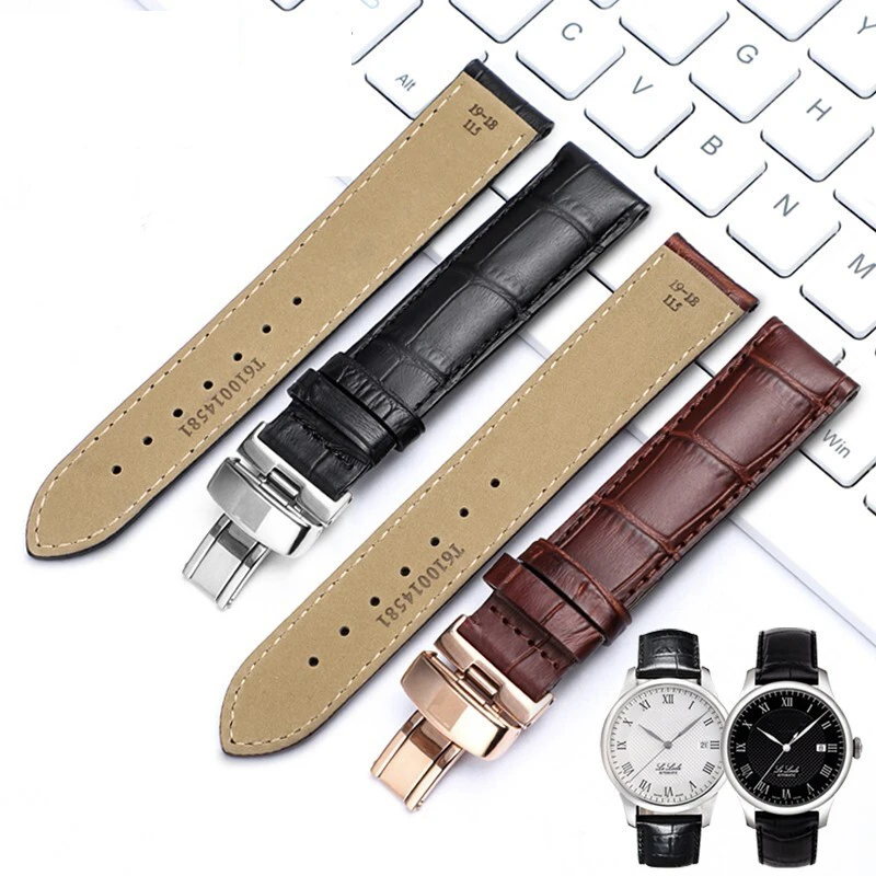 High Quality Handmade Genuine Leather Watch Band 19mm 20mm 21mm 22mm for Tissot Lilock Curved T063 T41 Watch Strap Belt