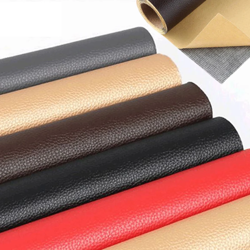 20x30cm Artificial PU Leather Patches Faux Synthetic Leather Fabric Self Adhesive for Sofa Repair Patches Sticky DIY Material