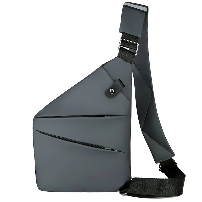 Men's personal pocket shoulder bag waterproof bicycle antitheft Crossbody chest bag casual Cycling sports gun bag Messenger bag
