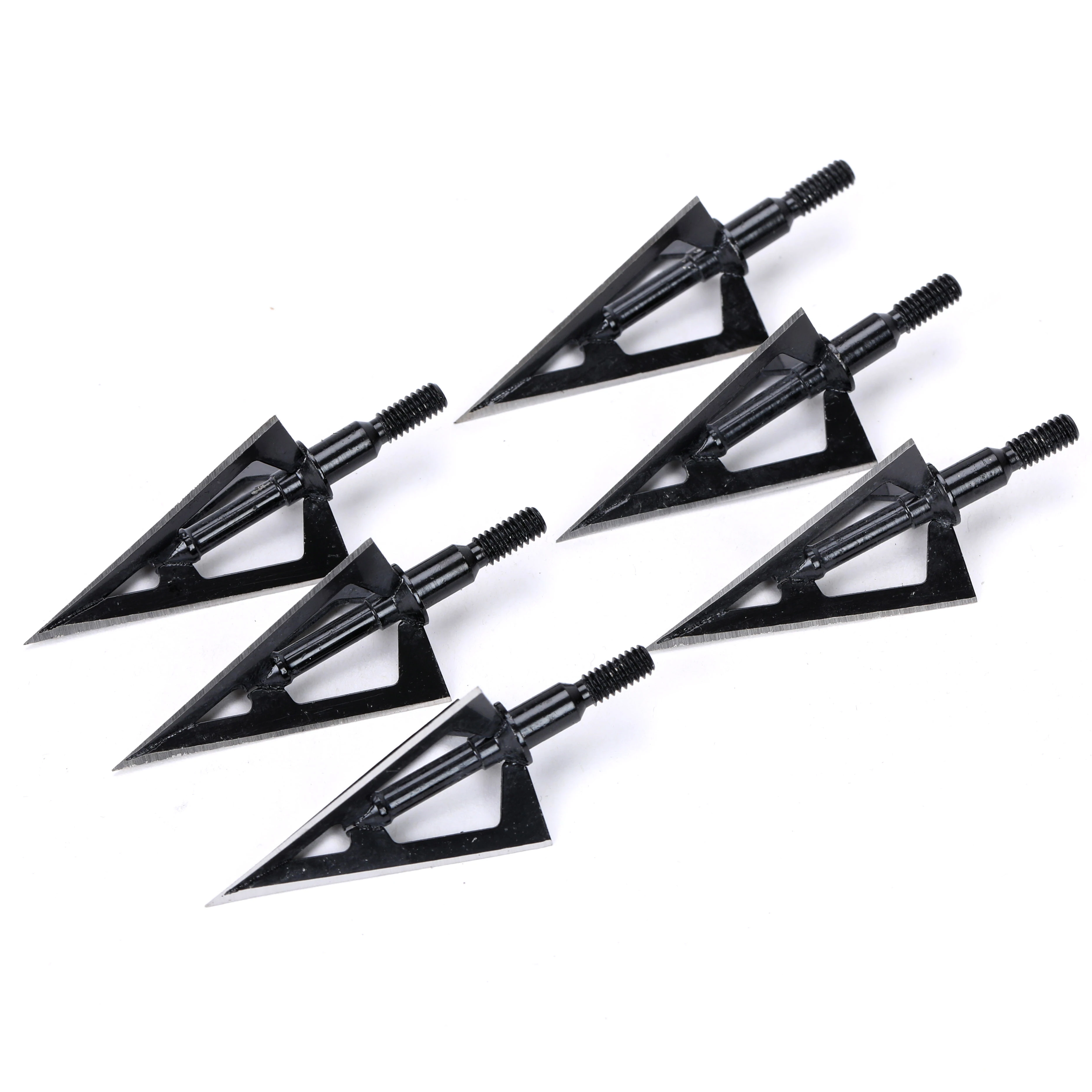 100 Grain  Arrowhead Tip Point Telflon Surface Treatment Broadhead Arrow Bow Hunting Beast Arrow Head 3 Blades