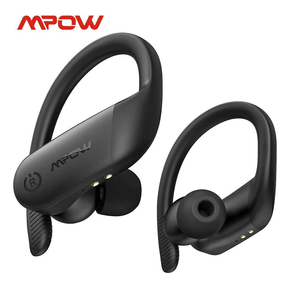 Mpow Flame Lite Wireless Earbuds with IPX7 Waterproof Bluetooth 30H Playtime Bass Earhook Earphone for Gym Smartphone Earbuds