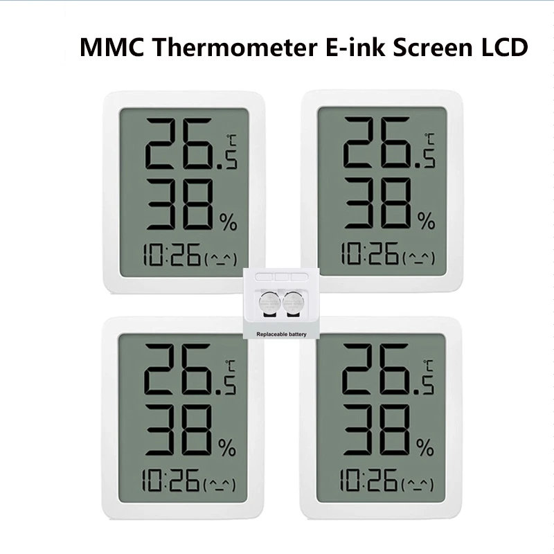 Xiaomi MMC Thermometer E-ink Screen LCD Large Digital display Thermometer Hygrometer Temperature Humidity Sensor