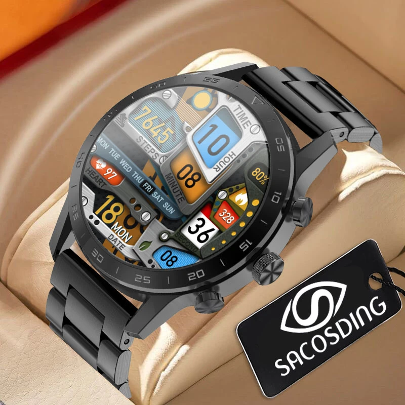 Smart Watch Men 454*454 Full Touch Sport Fitness Tracker IP68 Waterproof Women ECG Heart Rate Smartwatch For Xiaomi Huawei Phone