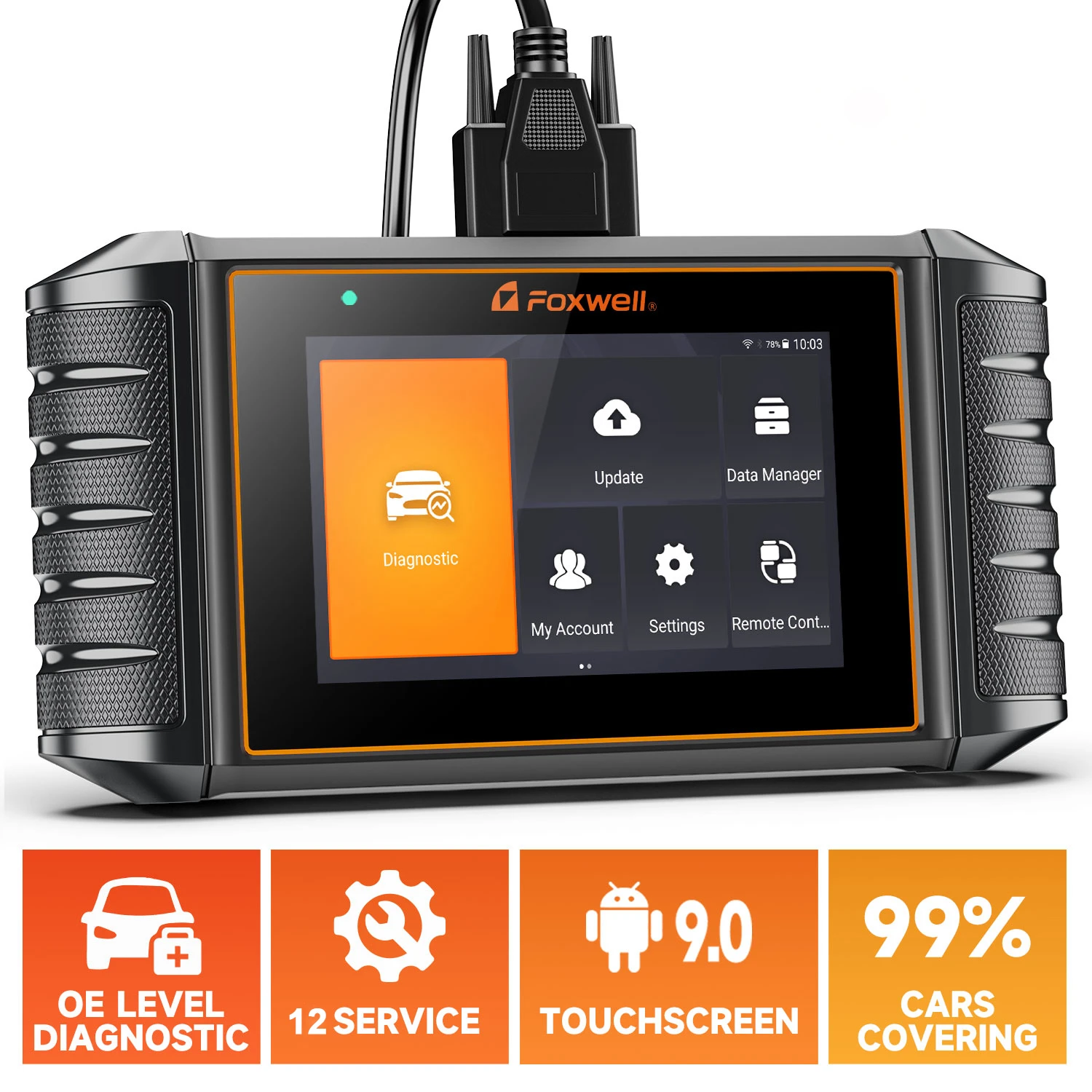 Foxwell NT726 OBD2 OBD Diagnostic Tools All System Scan Oil EPB SAS DPF Injector ABS Bleeding OBDII Car Automotive Scanner Tools