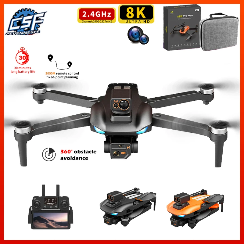 CEVENNESFE 2021 NEW Drone 4k HD Dual Camera Visual Positioning 1080P WiFi Fpv Height Preservation Rc Quadcopter Drones Toys