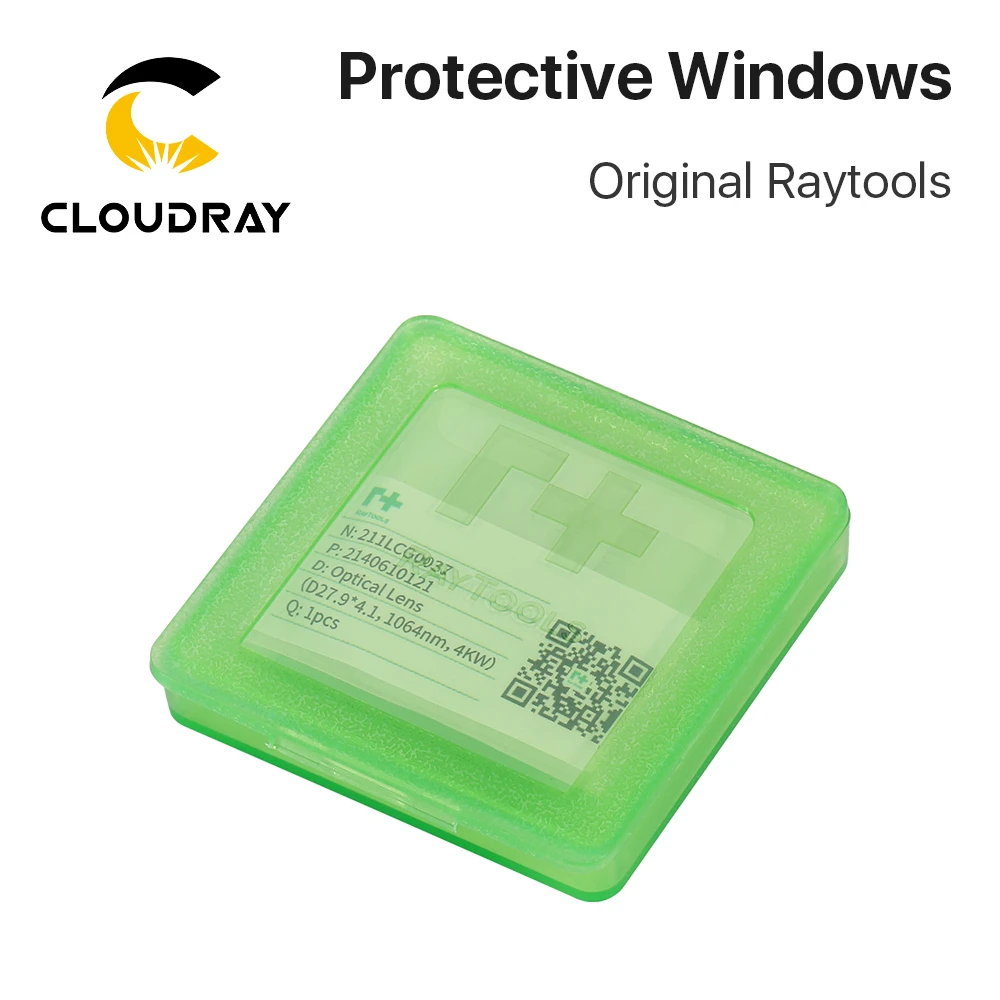 Cloudray Original Raytools Protective Windows Laser Optical Protective Lens for Raytools Fiber Laser Head BT240S BM109 BM114S