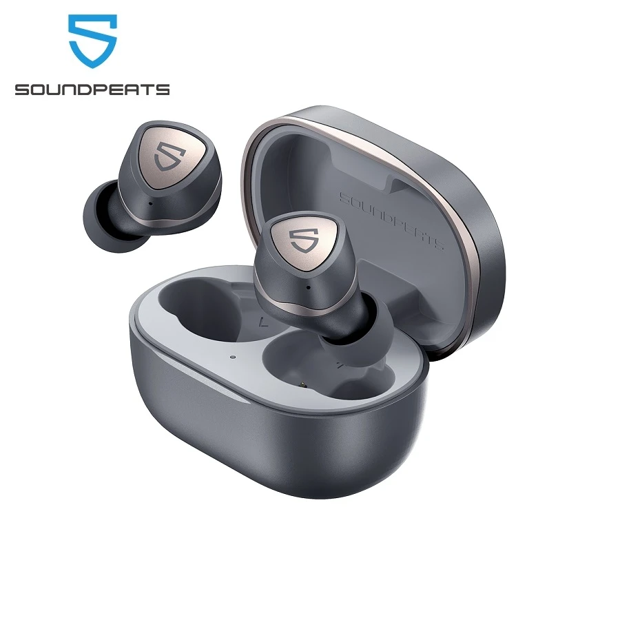 SOUNDPEATS Sonic Bluetooth 5.2 Wireless Earphones QCC3040 APTX-adaptive CVC 8.0 TWS Mirroring Earbuds Game Mode 45H Playtime