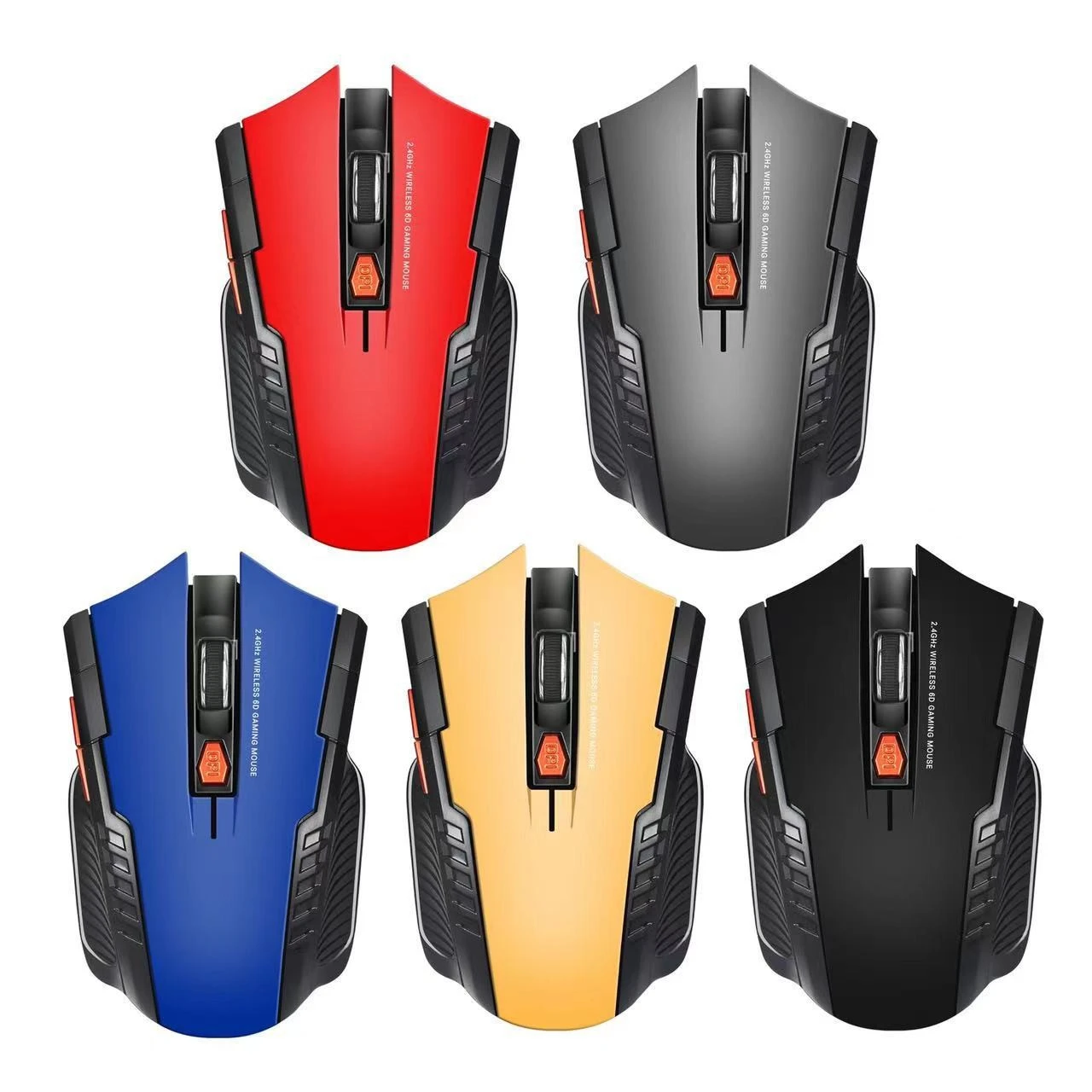 2.4GHz Wireless Gaming Mouse Portable Mouse Gamer for Computer PC Laptop Accessory with USB Receiver Wireless Mice Office
