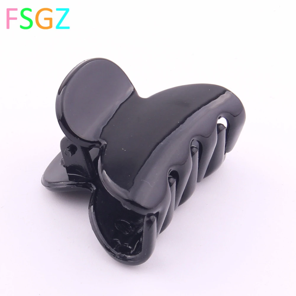 2020 New Arrival Hair Claw for Women Solid Black Plastic Crab for Hair Strong Bit Force Hair Clamp Hairpin Accessories