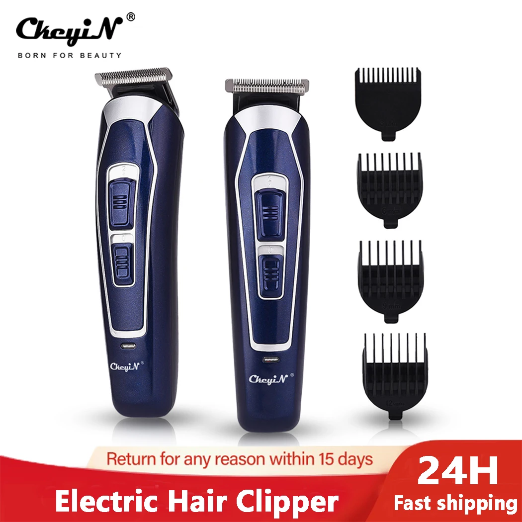 Powerful Electric Hair Clipper Cordless Hair Trimmer Stainless Steel Blade Hair Cutting Machine Barber Haircutter for Men Kids