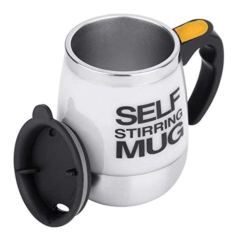 Electric Self Stirring Coffee Mug Cup Automatic Self Mixing Spinning Stainless Steel Home Office Travel Mixer Milk Whisk Cup Mug