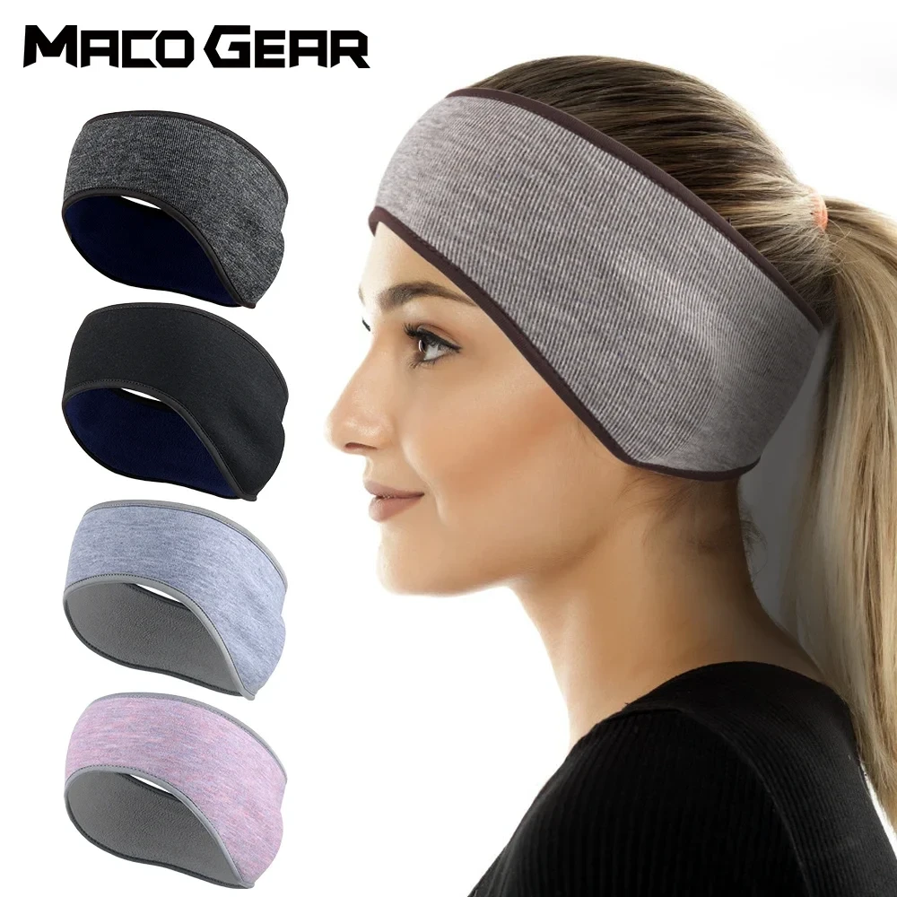 Winter Sport Sweatband Warm Headband Thermal Fleece Head Band Gym Ski Yoga Fitness Cycling Tennis Running Hair Bandage Men Women