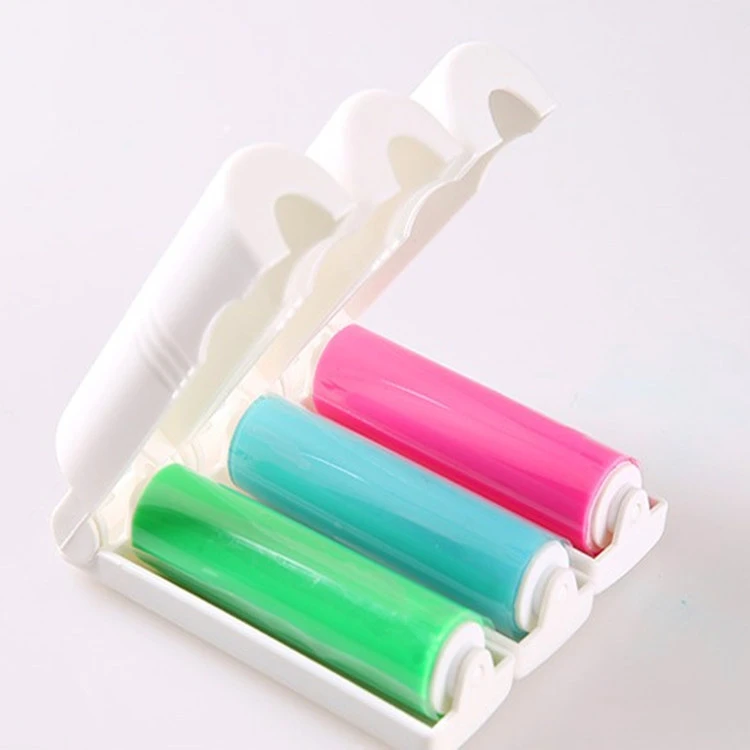 Dust Remover Clothes Fluff Dust Catcher Dust Drum Lint Roller Recycled Foldable Drum Brushes Hair Sticky Washable Portable