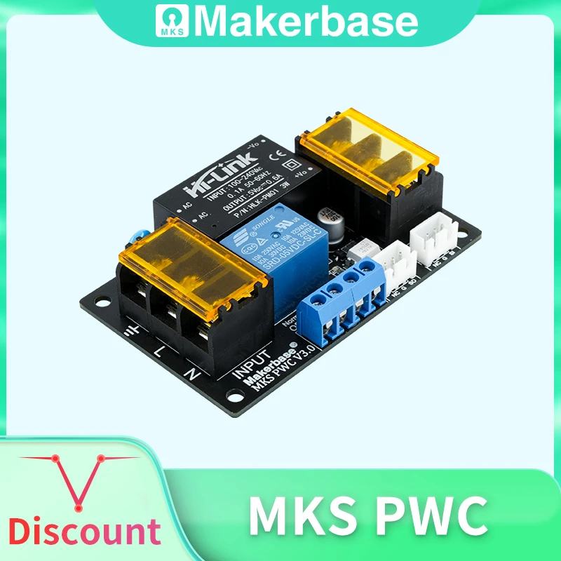 Makerbase MKS PWC Power Monitoring auto power off Continued to Play Module  automatically put off power detect 3D printer parts