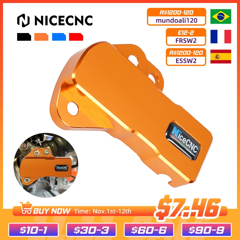 NICECNC TPS Sensor Guard For KTM EXC XCW TPi Sixdays 250 300 2018-2021 EXC  XCW TPI 150 Husqvarna TE250i TE300i TX300i TE150i