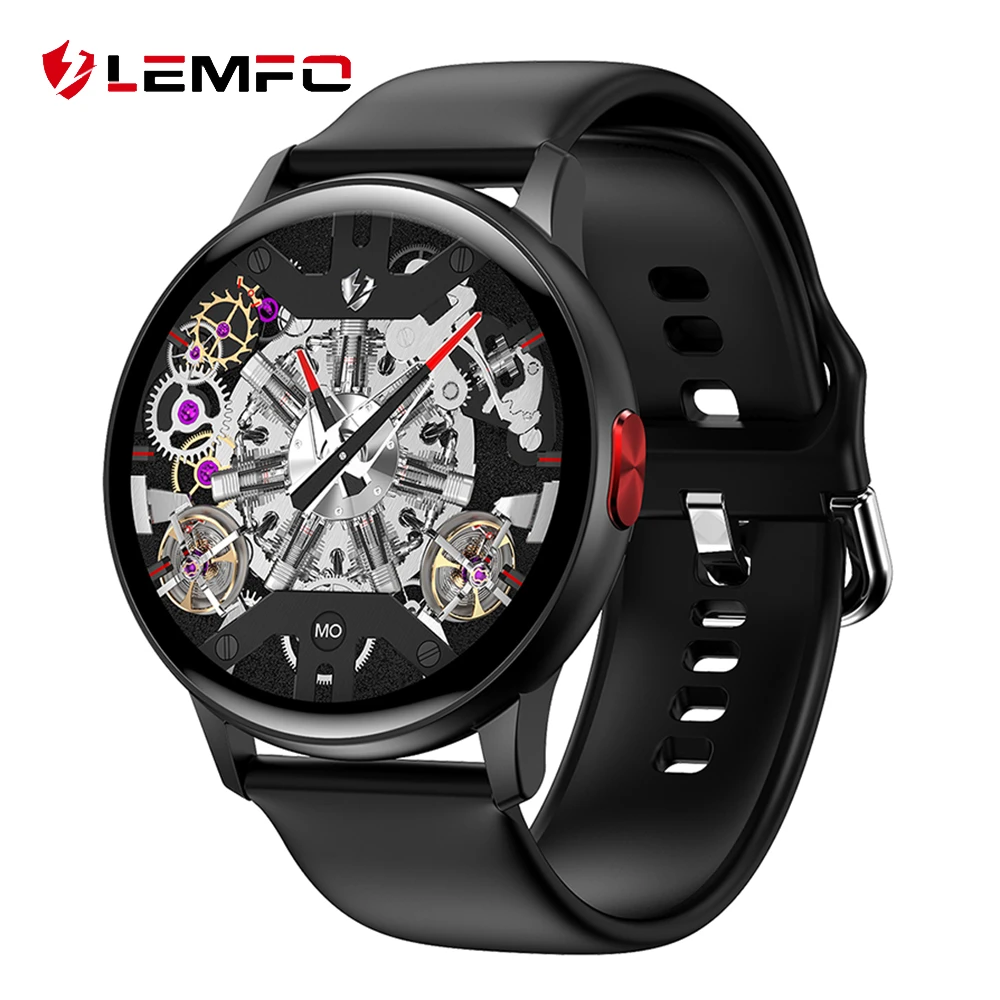 LEMFO LF28 Smart Watch Man IP68 Waterproof Men 2021 Extra Strap Fitness Bracelet BT5.0 Men's Watches for Android IOS