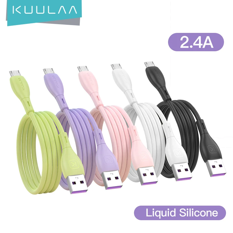 KUULAA Micro USB Cable Fast Charging Microusb Cord for Samsung S7 Xiaomi Redmi Note 5 Pro Mobile Phone cable Micro USB Charger