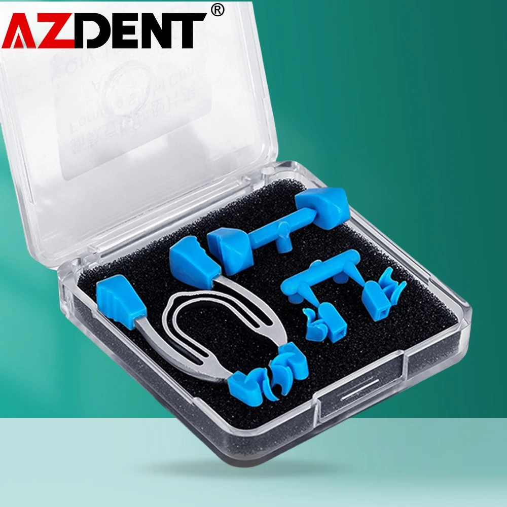 Azdent Dental Sectional Contoured Metal Spring Clip Teeth Replacement Dentist Matrix Ring Tools Lab Instrument