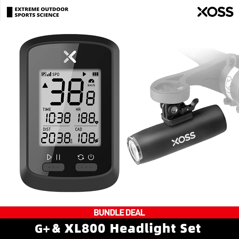 XOSS G/G+ GPS Bike Computer Wireless Cycling Speedometer Road Bike MTB Waterproof Bluetooth ANT+ Cadence Speed Bicycle Computer