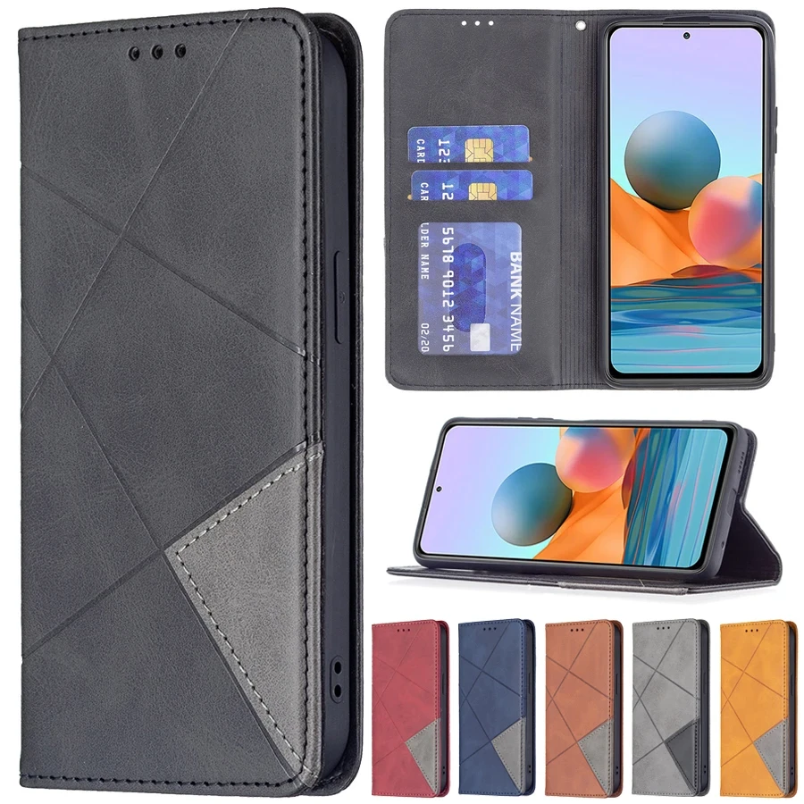 Wallet Leather Case For Xiaoim Redmi 10 9 9A 9C 9T 8 8A Note 11/11 Pro/10/10S/10T/10 Pro/9 Pro/8 Pro/7 Mi Poco X3 Nfc/F3/M3 11T