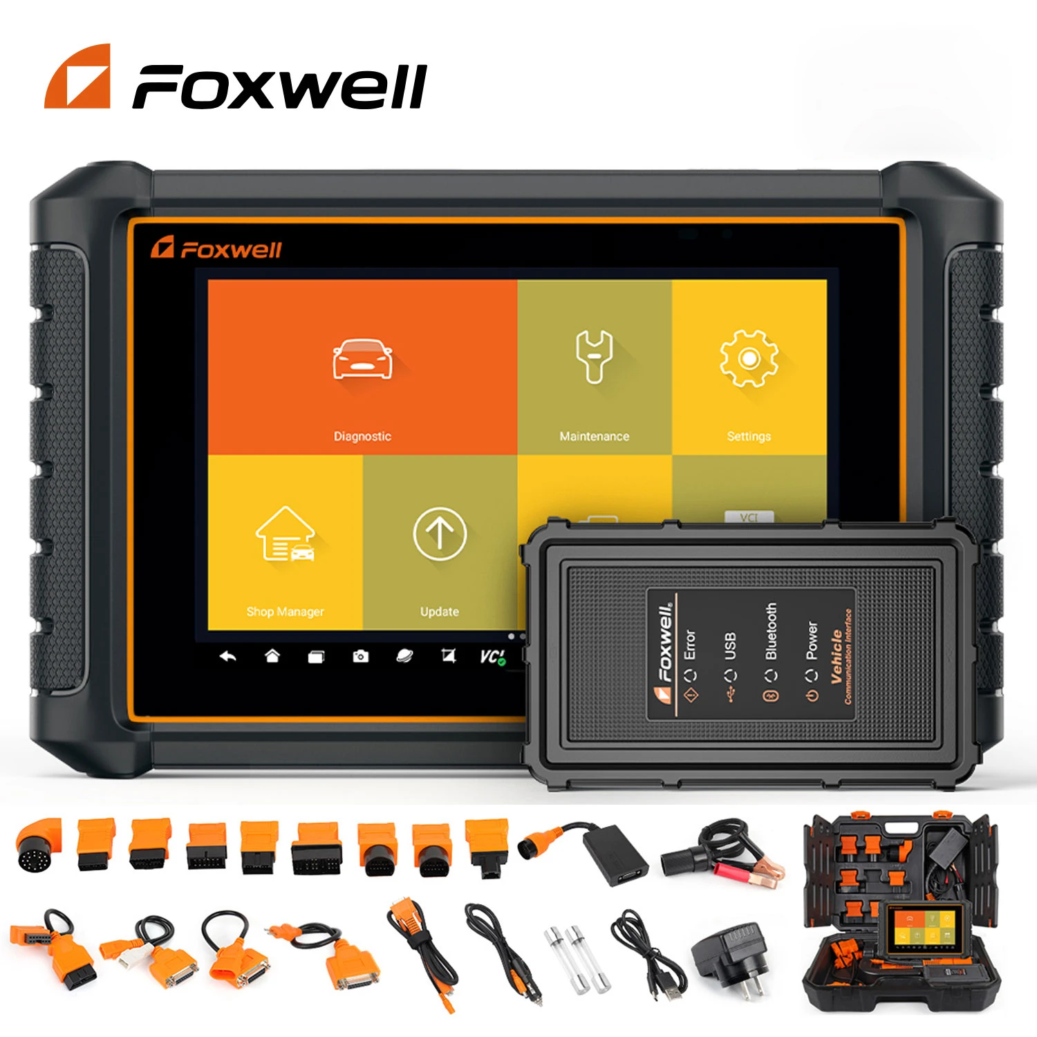 Foxwell GT65 OBD2 Car Diagnostic Tool All System 24 Reset ECU Coding Active Test Automotive Tool Professional OBD OBD2 Scanner