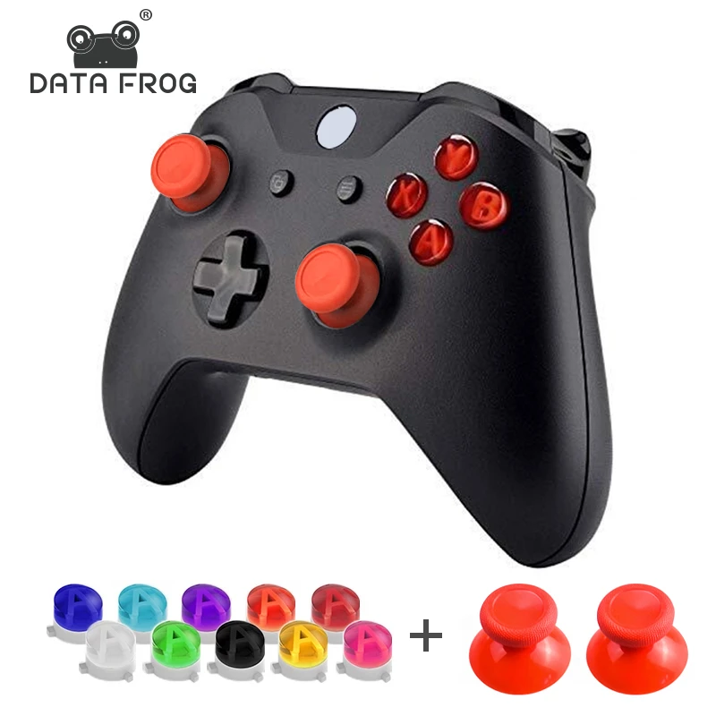 DATA FROG for Xbox One Controller ABXY Buttons Mod Kit For XBOX One Slim/Xbox Elite Gamepads 9 Colors Transparent Repair Part