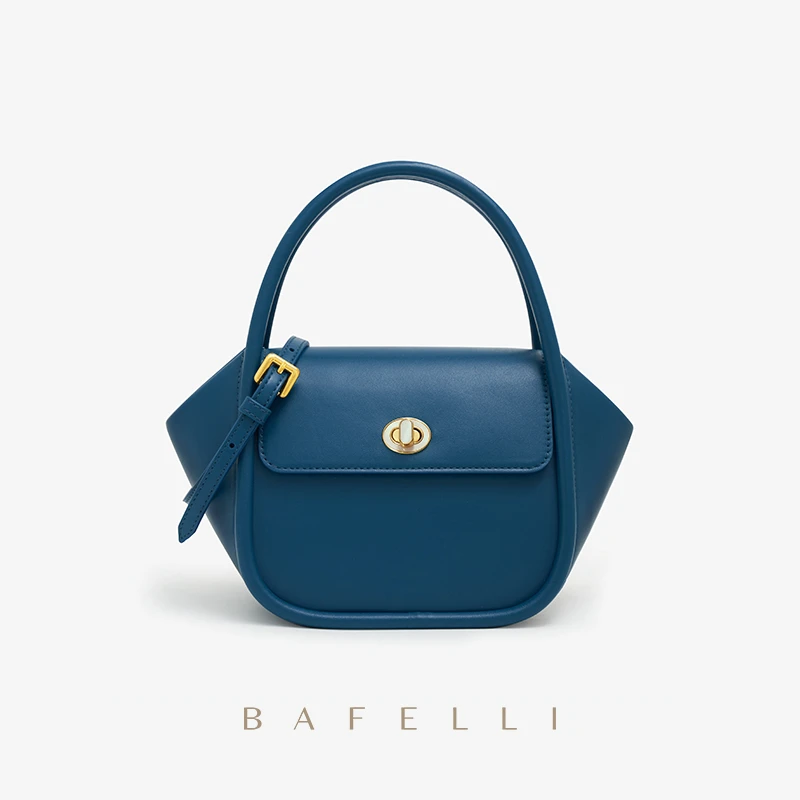 BAFELLI WOMEN HANDBAG BENTO BAG NEW ARRIVAL FASHION STYLISH SIMPLIFY FREE COLLOCATION LEATHER SHOULDER CROSSBODY BAG