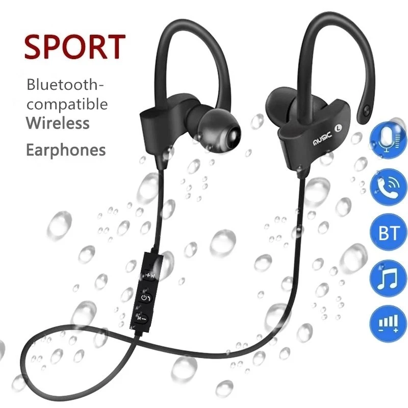 558 Wireless Bluetooth Earphones Earloop Headphones Fone de ouvido Music Sport Headset Gaming Handsfree For All Smart Phones