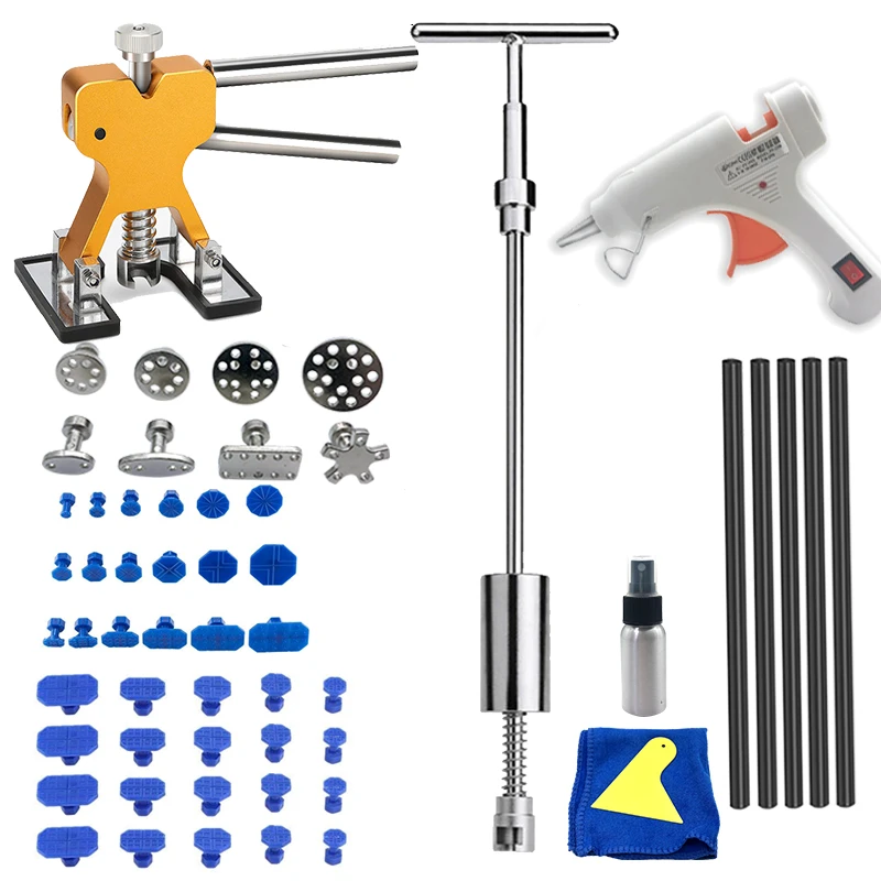 car dent removal repair Dent Puller Kit tools for car Slide Hammer glue sticks 18+ AUTO Dent repair car tools