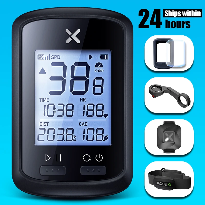 XOSS G plus bike GPS Bicycle Computer Wireless Speedometer Waterproof cycling gps cycle computer Bicycle speedometer for strava