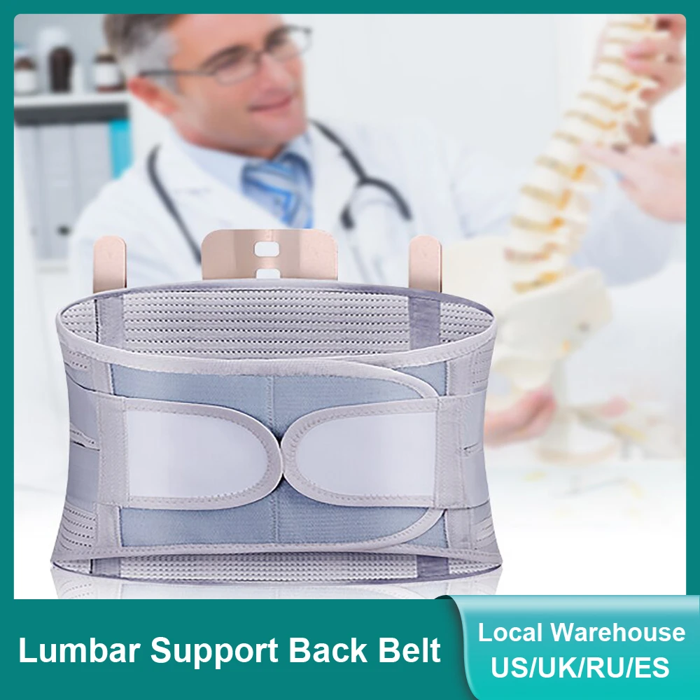 Self-Heating Decompression Lumbar Back Belt Waist Belt Lower Back Support Brace Disc Herniation Spine Orthopedic Pain Relief