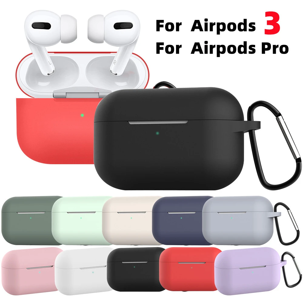 Silicone Cover Case For apple Airpods Pro Case sticker Bluetooth Case for airpod 3 For Air Pods Pro Earphone Accessories